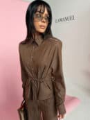 Koszula AURA czekolada Koszula AURA czekolada