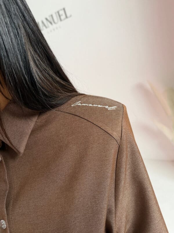 Koszula AURA czekolada Koszula AURA czekolada