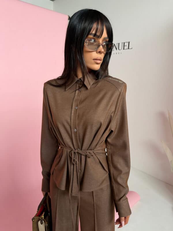 Koszula AURA czekolada Koszula AURA czekolada