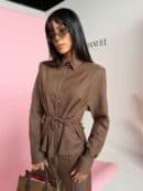 Koszula AURA czekolada Koszula AURA czekolada