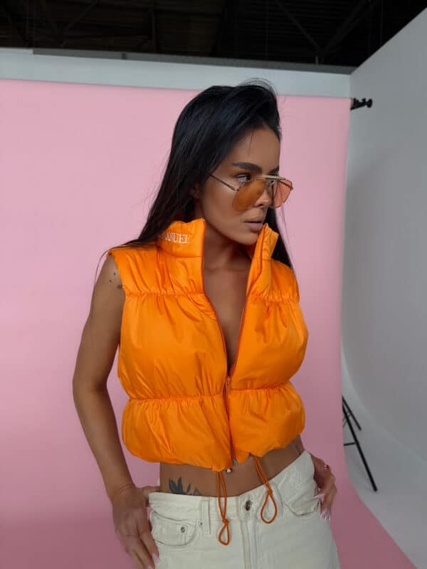 Kamizelka CLEAR pomarańcz