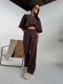 Spodnie PHASE czekolada