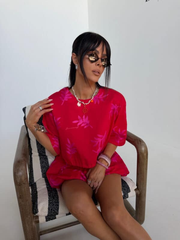 Komplet GARDENIA czerwony