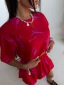 Komplet GARDENIA czerwony