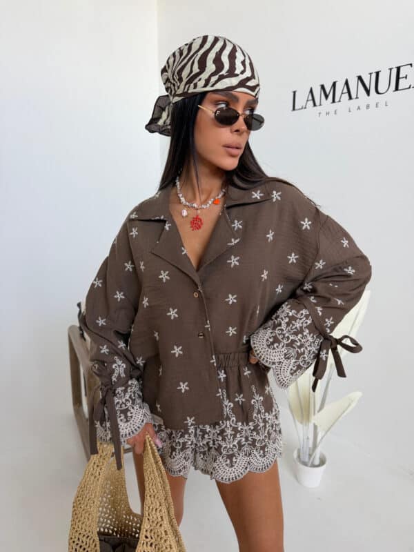 Komplet DEL MAR czekolada