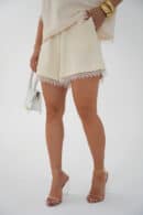 Szorty damskie BG Mami | wanilia