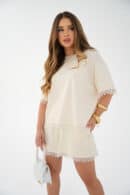 Szorty damskie BG Mami | wanilia