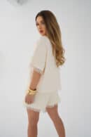 Szorty damskie BG Mami | wanilia