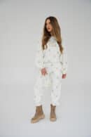 Dres damski BG Holo | biały - złoty