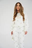 Dres damski BG Holo | biały - złoty