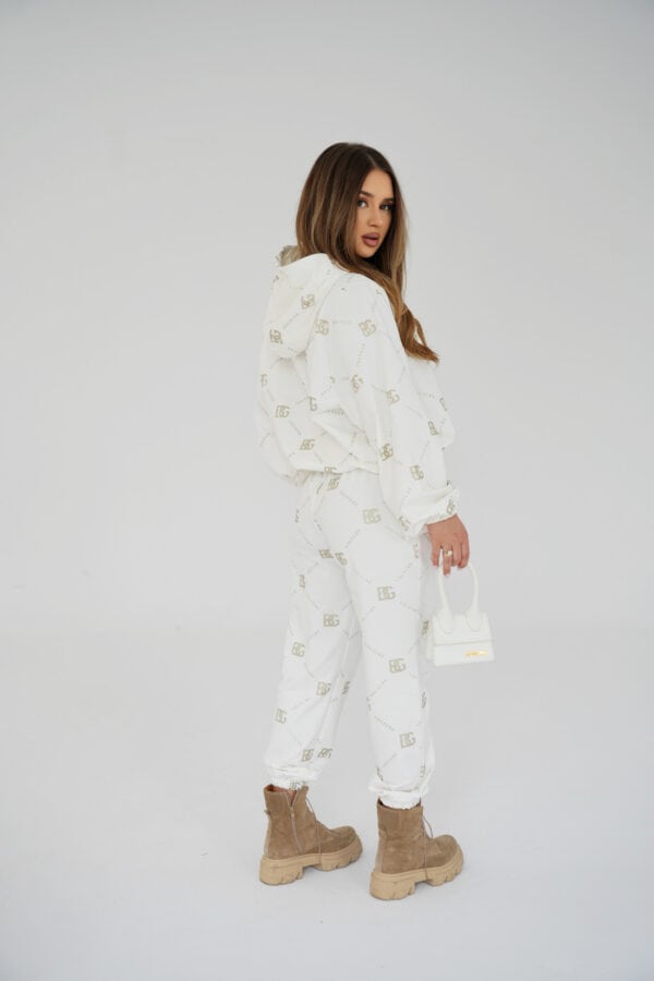 Dres damski BG Holo | biały - złoty