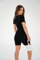 Legginsy kolarki damskie BG Dutti | czarny