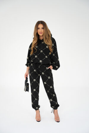 Dres damski BG Holo | czarny - złoty