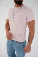 T-Shirt męski BG Bond | jasny róż T-Shirt męski BG Bond | jasny róż