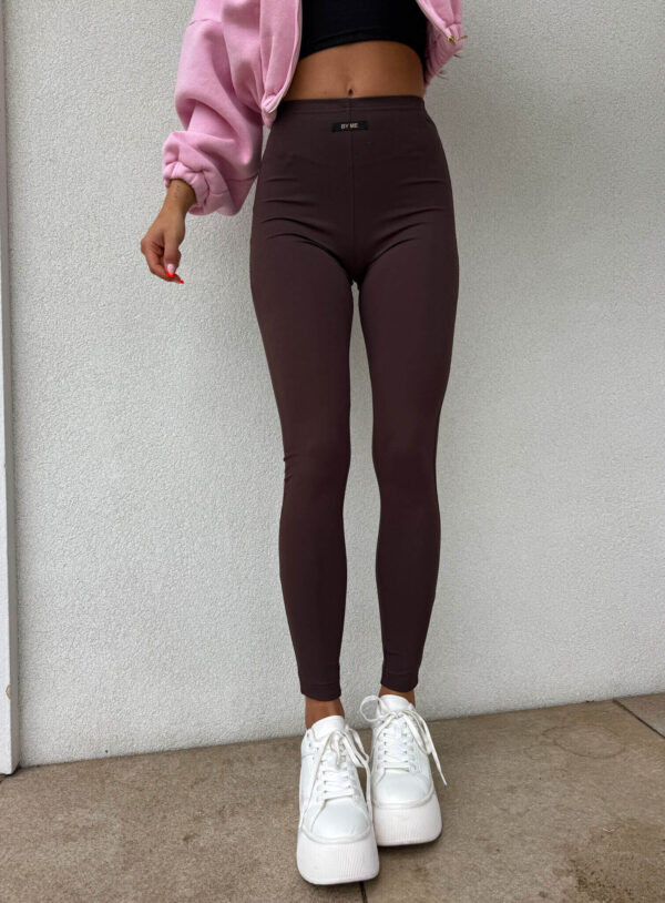 Legginsy KANELLA - czekoladowe Legginsy KANELLA - czekoladowe