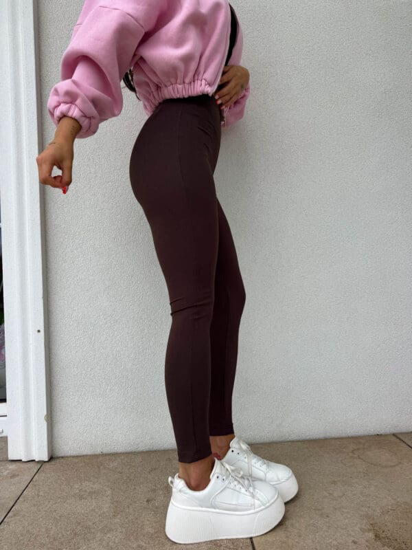 Legginsy KANELLA - czekoladowe Legginsy KANELLA - czekoladowe