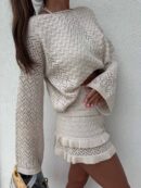 Sweter LUGANO – jasny beż