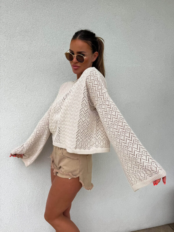 Sweter LUGANO – jasny beż