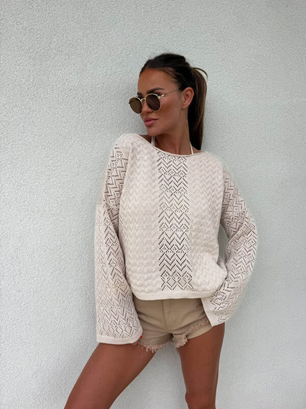 Sweter LUGANO – jasny beż