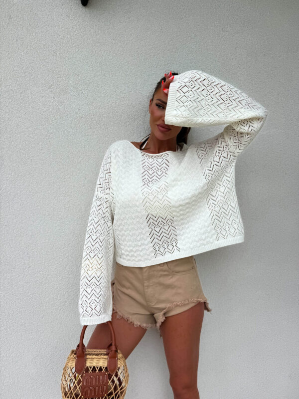 Sweter LUGANO – ecru