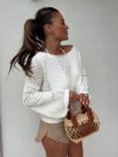 Sweter LUGANO – ecru
