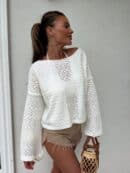 Sweter LUGANO – ecru