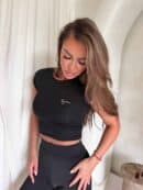 Bluzka LOVELY - czarna Bluzka LOVELY - czarna