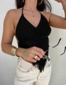 Top POCAHONTAS – czarny Top POCAHONTAS – czarny