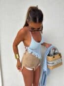 Top POCAHONTAS – błękitny Top POCAHONTAS – błękitny