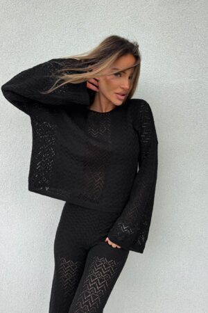 Sweter LUGANO – czarny