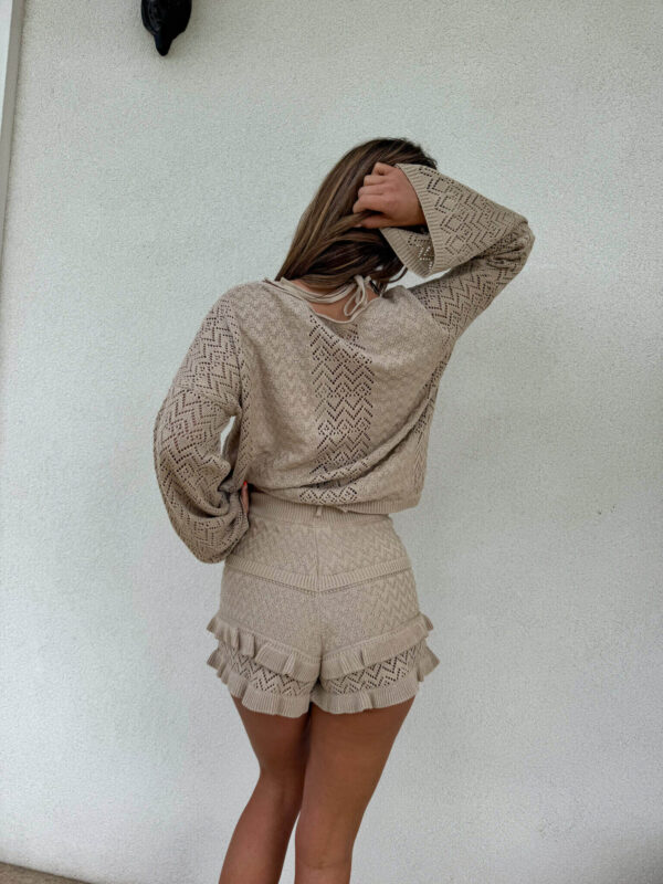 Sweter LUGANO – ciemny beż