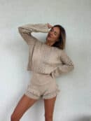 Sweter LUGANO – ciemny beż