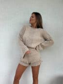 Sweter LUGANO – ciemny beż