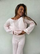 Sweter LUGANO – jasny róż