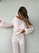 Sweter LUGANO – jasny róż