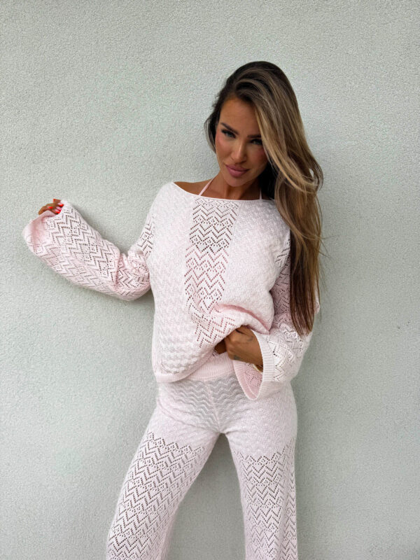 Sweter LUGANO – jasny róż