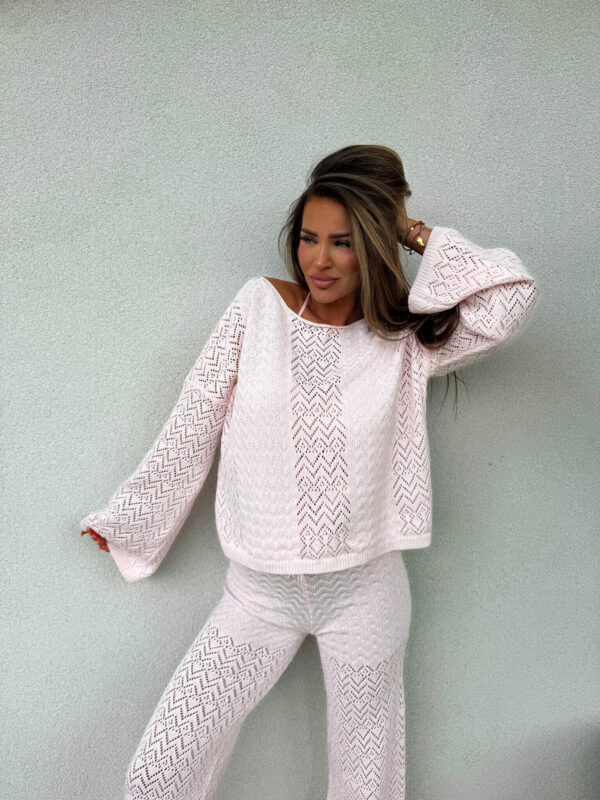 Sweter LUGANO – jasny róż