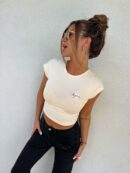 Bluzka LOVELY - waniliowa Bluzka LOVELY - waniliowa