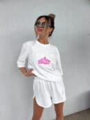 T-shirt VIBES - ecru
