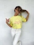 T-shirt HAVE SUN – cytrynowy T-shirt HAVE SUN – cytrynowy
