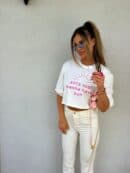 T-shirt HAVE SUN – ecru