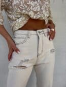 Jeansy MOM FIT PREMIUM – beżowe