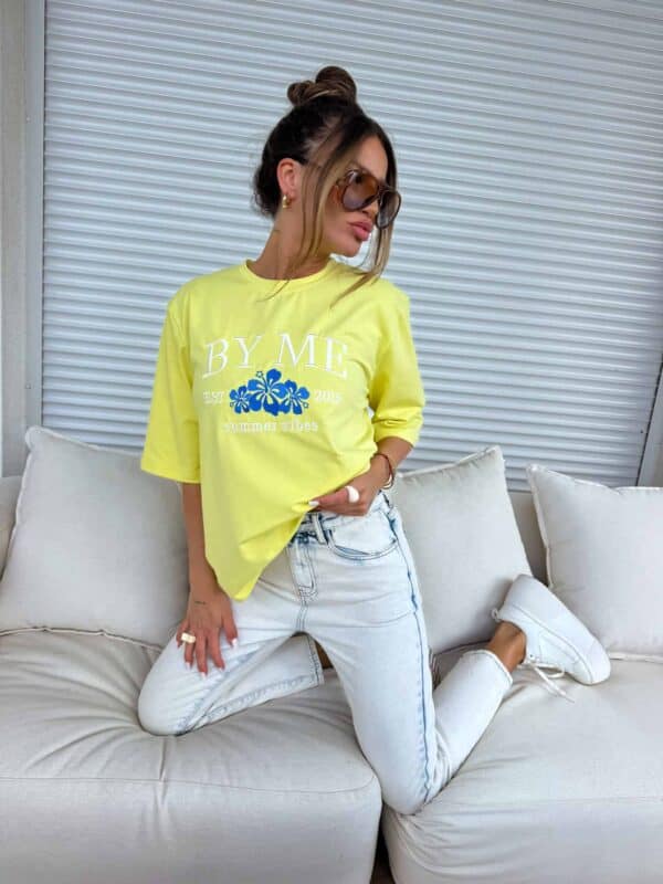 T-shirt VIBES - zółty T-shirt VIBES - zółty