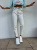 Jeansy MOM FIT – light blue Jeansy MOM FIT – light blue