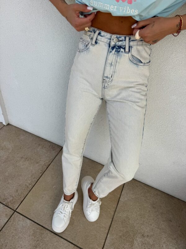 Jeansy MOM FIT – light blue Jeansy MOM FIT – light blue