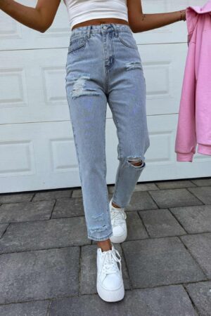 Jeansy MOM FIT PREMIUM – jeansowe