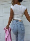 Jeansy MOM FIT PREMIUM – jeansowe Jeansy MOM FIT PREMIUM – jeansowe
