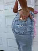 Jeansy MOM FIT PREMIUM – jeansowe Jeansy MOM FIT PREMIUM – jeansowe