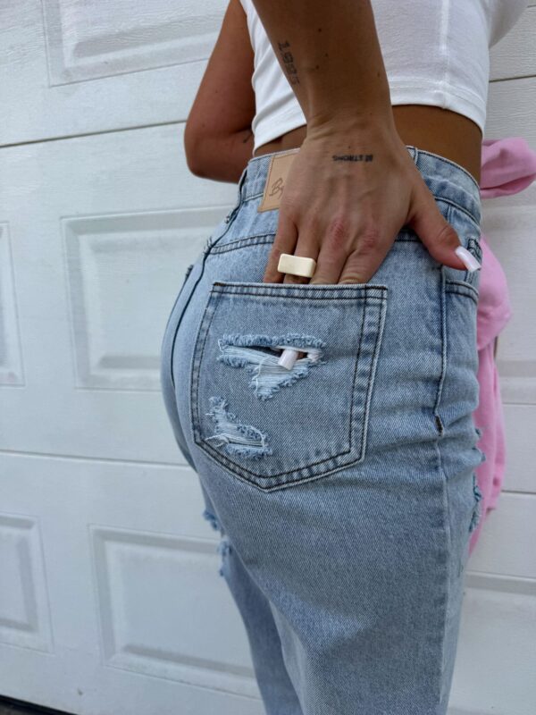 Jeansy MOM FIT PREMIUM – jeansowe Jeansy MOM FIT PREMIUM – jeansowe