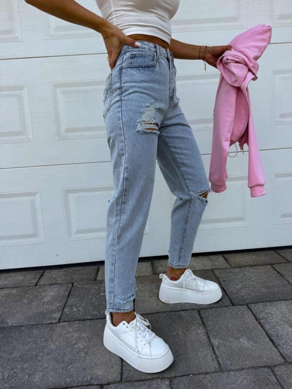 Jeansy MOM FIT PREMIUM – jeansowe Jeansy MOM FIT PREMIUM – jeansowe